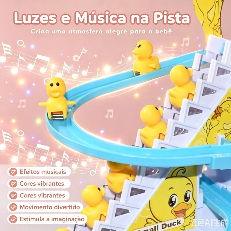 Pista de Pato Escorregador Divertida com Filhotes