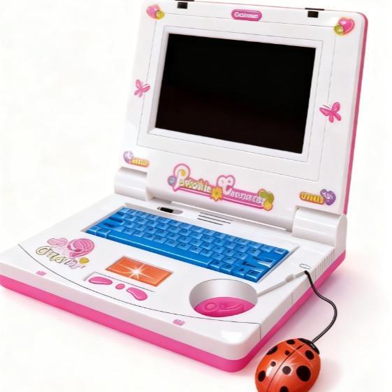 Mini Notebook Infantil Laptop De Brinquedo Musical Com Luzes